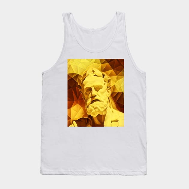 Xenophon Golden Portrait | Xenophon Artwork 13 Tank Top by JustLit